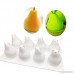 Silicone Mousse Cake Mold 3D Pear Shape for Easter Christmas Truffle Desserts Jelly DIY Kitchen Baking Tools Non Stick BPA Free Food Grade Silicone 8-Cavity Pack of 1 - B075P5WK72
